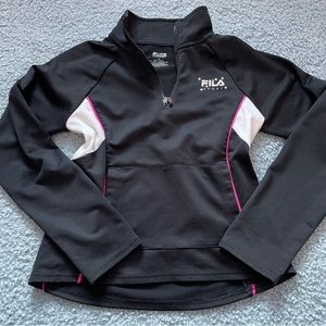 girls fila quarter zip jacket